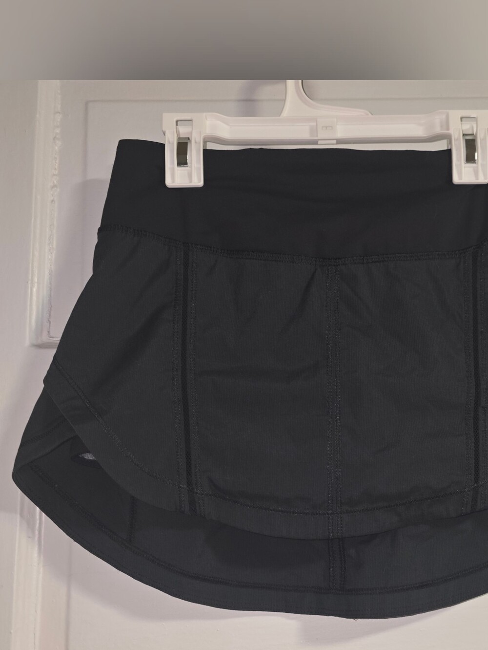 Lululemon Pace Rival Mid Rise Skirt Black Size 2 Tennis Athletic Skort